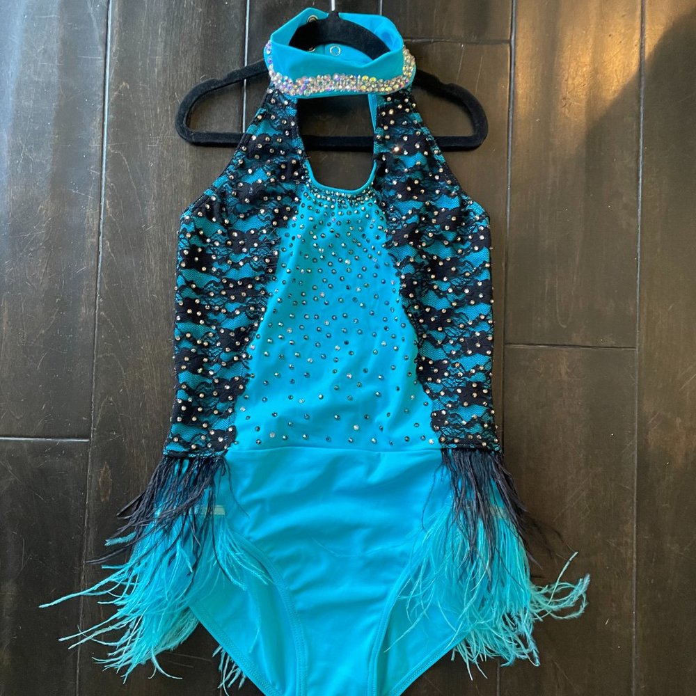 Weissman Dance Girls Costume  - Light Blue - Sz LC